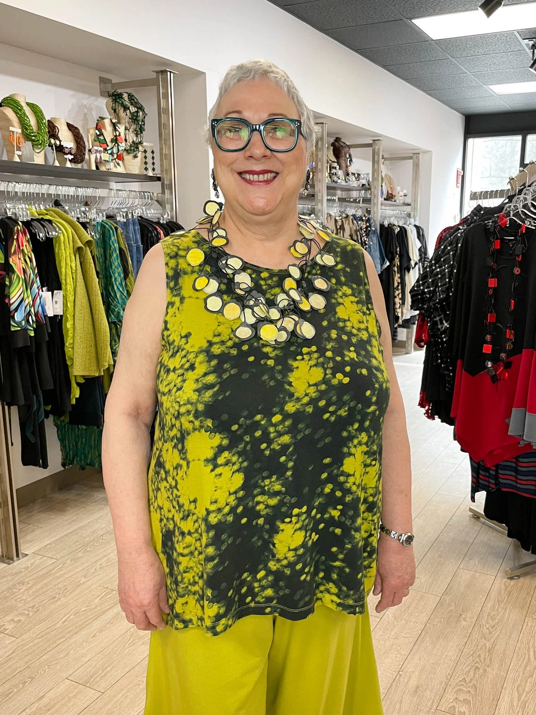 Bryn Walker Bryn Walker Pira Tank, Euphorbia Print 3 Bryn Walker Bryn Walker Pira Tank, Euphorbia Print