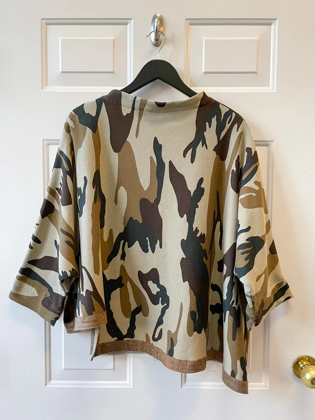 Alembika Alembika Urban Camo Hi Lo Boxy Top, Brown 4 Alembika Alembika Urban Camo Hi Lo Boxy Top, Brown