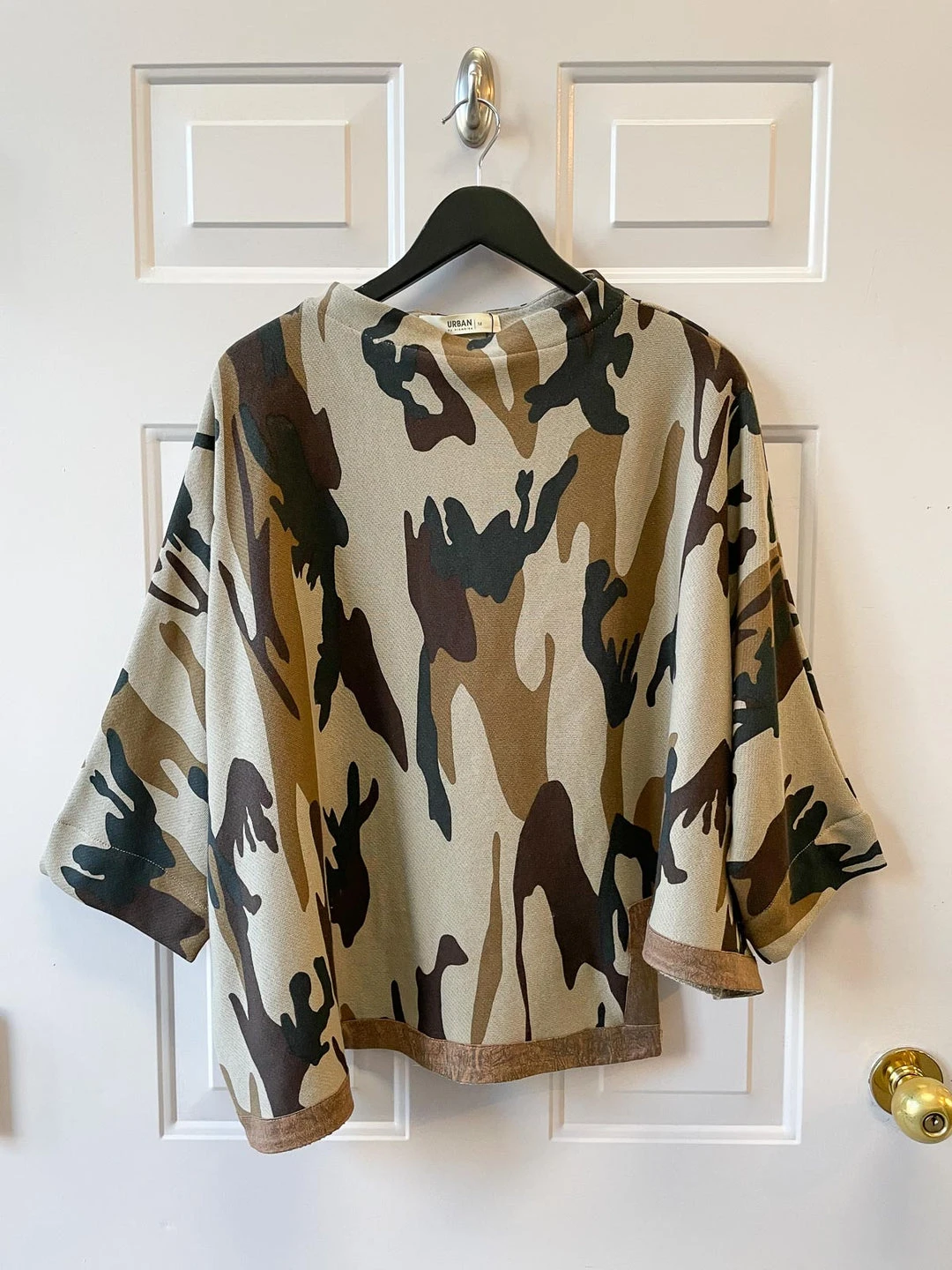 Alembika Alembika Urban Camo Hi Lo Boxy Top, Brown 3 Alembika Alembika Urban Camo Hi Lo Boxy Top, Brown