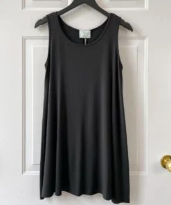 Chalet Jersey Full Long Tank, Black