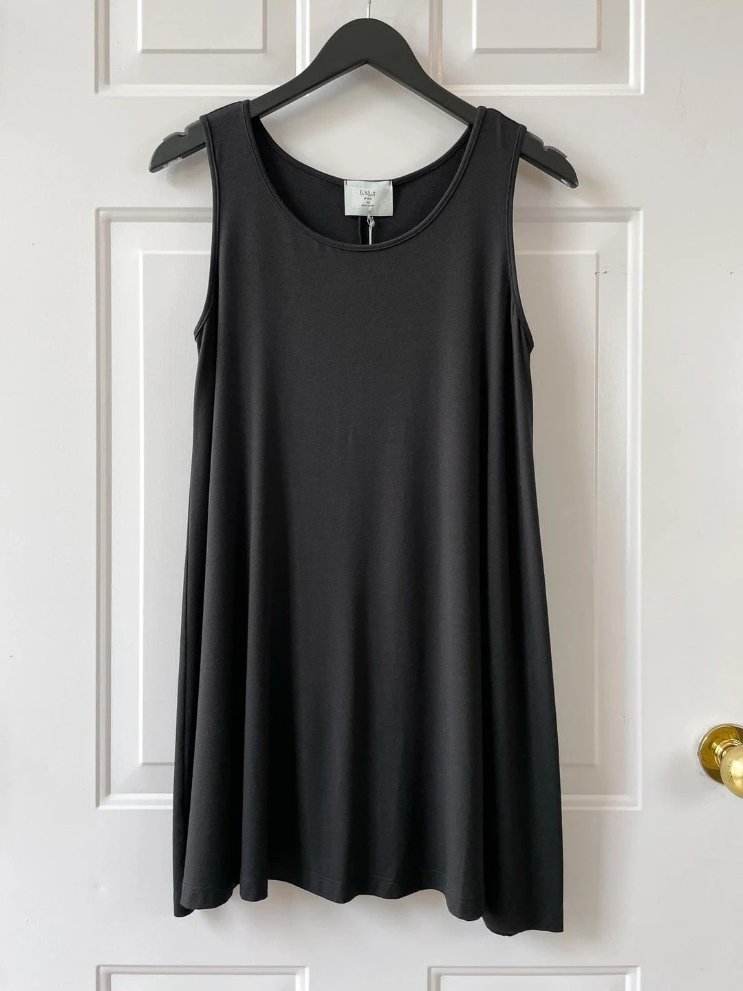 Chalet Jersey Full Long Tank, Black