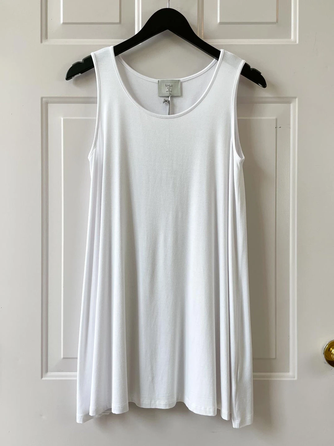 Chalet Jersey Full Long Tank, White Chalet Et Ceci