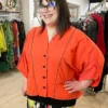 Cynthia Ashby Ellipse Jacket, Chili