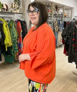 Cynthia Ashby Ellipse Jacket, Chili 15 Cynthia Ashby Ellipse Jacket, Chili