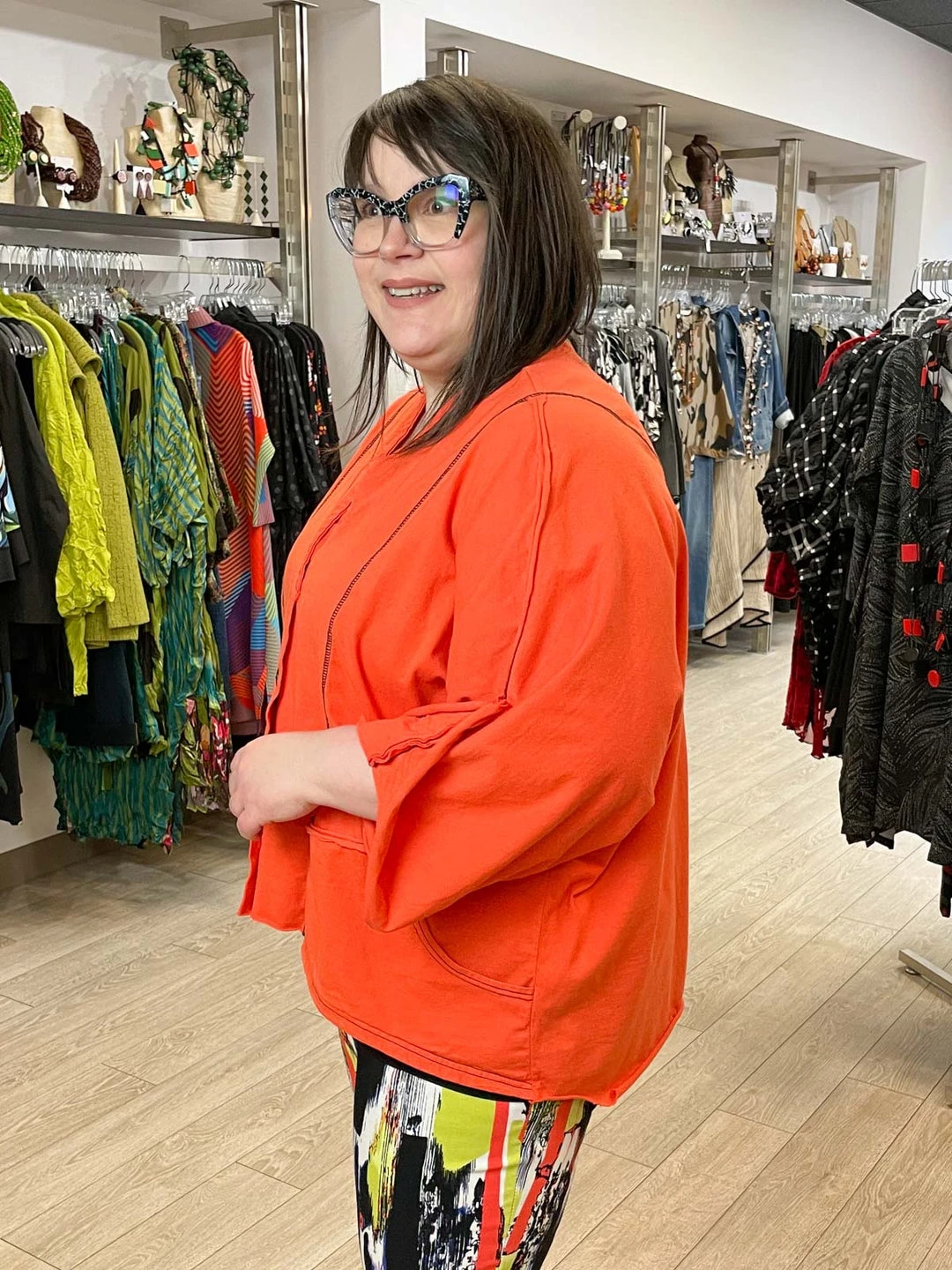 Cynthia Ashby Ellipse Jacket, Chili 5 Cynthia Ashby Ellipse Jacket, Chili