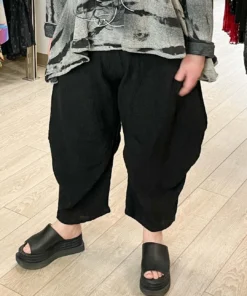 Dress To Kill Kam Pant, Black Gauze