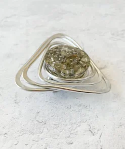 OC Jewelry 3 Pointer Magnet Brooch, Silver OC Jewelry