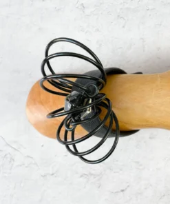 OC Jewelry Gold Band Cuff Bracelet, Black/Gold