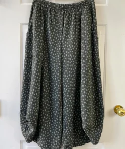 Dress To Kill Fly Pant, Black Grey Quilt Dots Dress To Kill