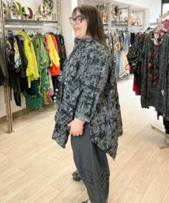 Dress To Kill Step Shirt, Black Grey Abstract Dress To Kill 13 Dress To Kill Step Shirt, Black Grey Abstract Dress To Kill