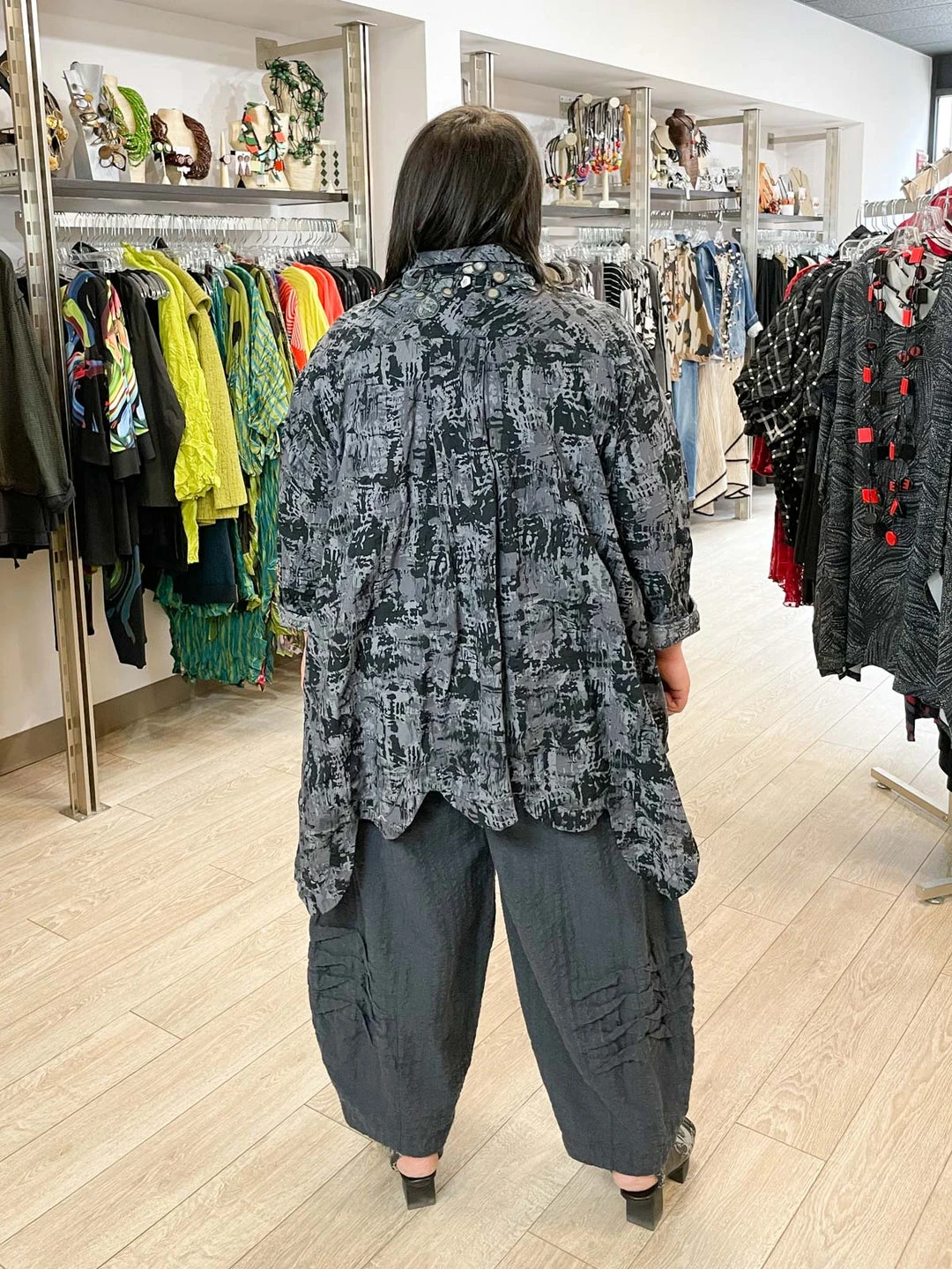 Dress To Kill Step Shirt, Black Grey Abstract Dress To Kill 8 Dress To Kill Step Shirt, Black Grey Abstract Dress To Kill