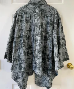 Dress To Kill Step Shirt, Black Grey Abstract Dress To Kill 17 Dress To Kill Step Shirt, Black Grey Abstract Dress To Kill