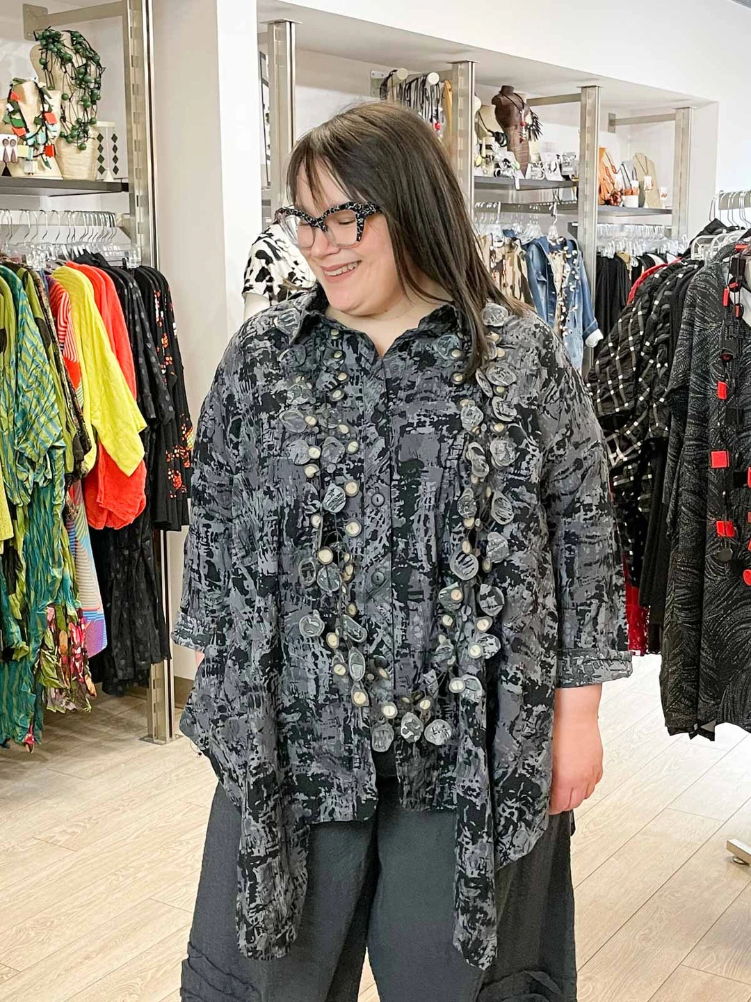 Dress To Kill Step Shirt, Black Grey Abstract Dress To Kill 3 Dress To Kill Step Shirt, Black Grey Abstract Dress To Kill