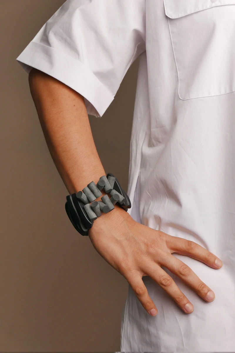 Michaela Malin Michaela Malin Duke Bracelet, Black 5 Michaela Malin Michaela Malin Duke Bracelet, Black