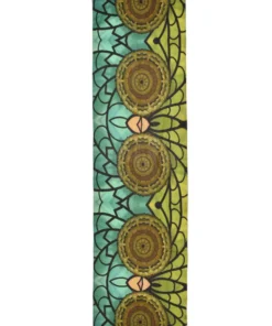 Dupatta Designs Gloria Cotton Modal Scarf, Green/Yellow Dupatta Designs