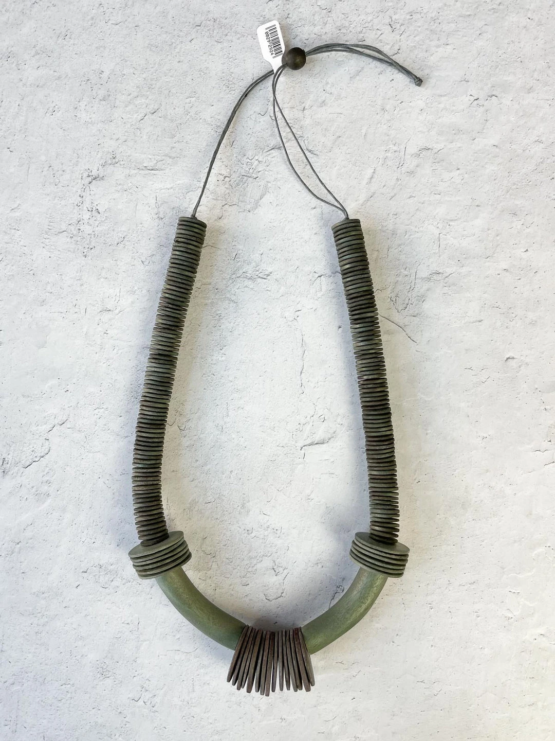 Escape From Paris Two-Tone Wood Disc Bead Necklace, Truffle Escape From Paris 3 Escape From Paris Two-Tone Wood Disc Bead Necklace, Truffle Escape From Paris