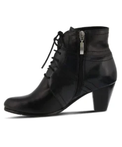 Spring Step Hilde Lace Up Bootie In Black