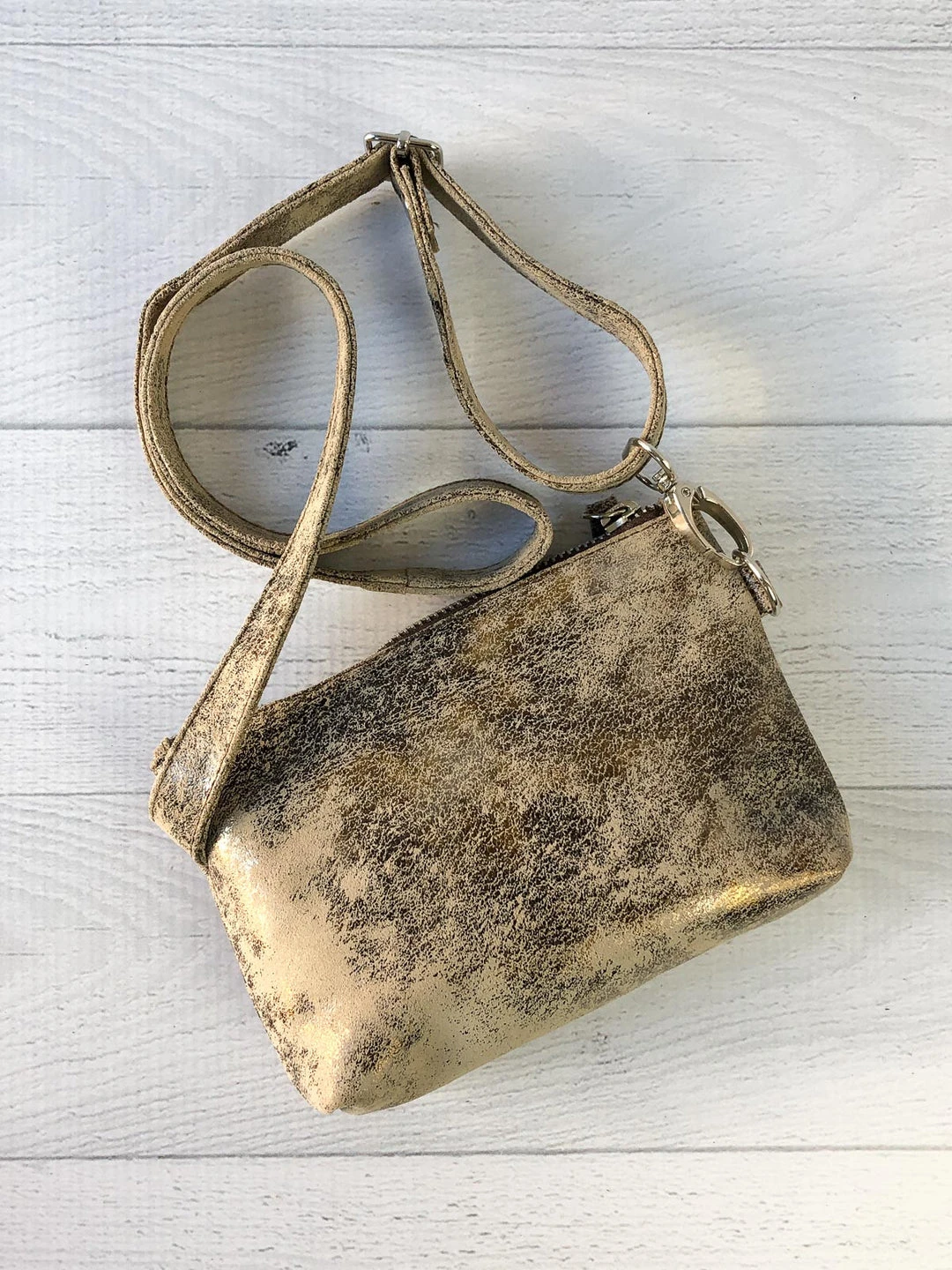 CoFi Leathers CoFi Leathers Kaitlin Convertible Hipbag, Gold 4 CoFi Leathers CoFi Leathers Kaitlin Convertible Hipbag, Gold