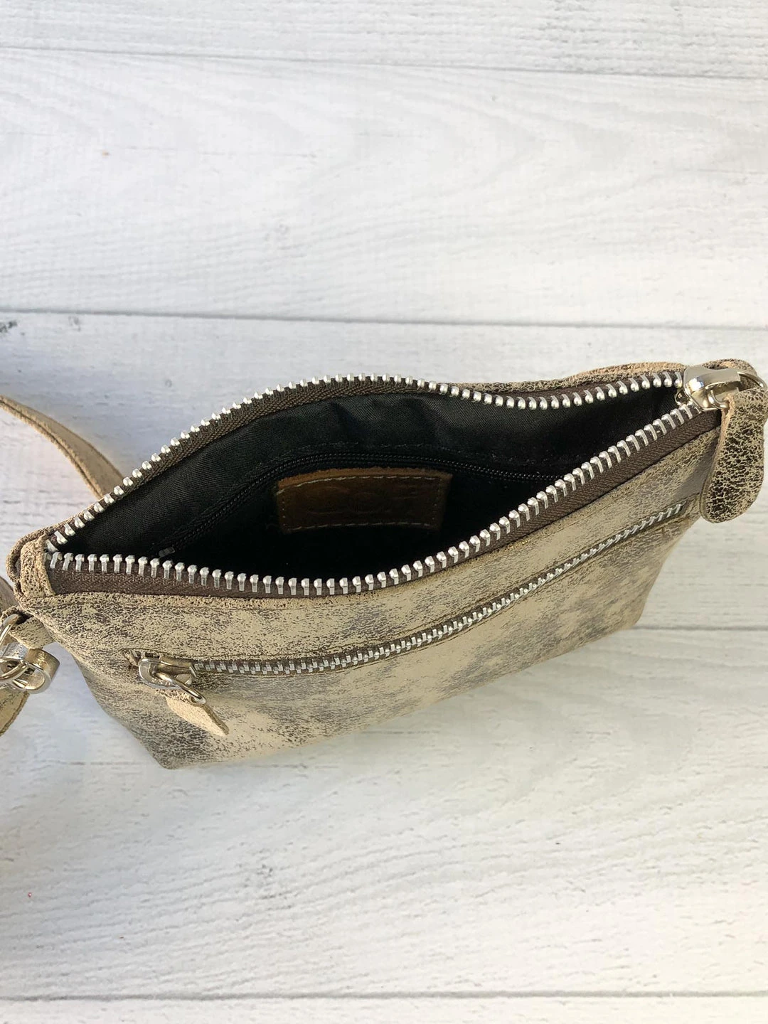 CoFi Leathers CoFi Leathers Kaitlin Convertible Hipbag, Gold 5 CoFi Leathers CoFi Leathers Kaitlin Convertible Hipbag, Gold