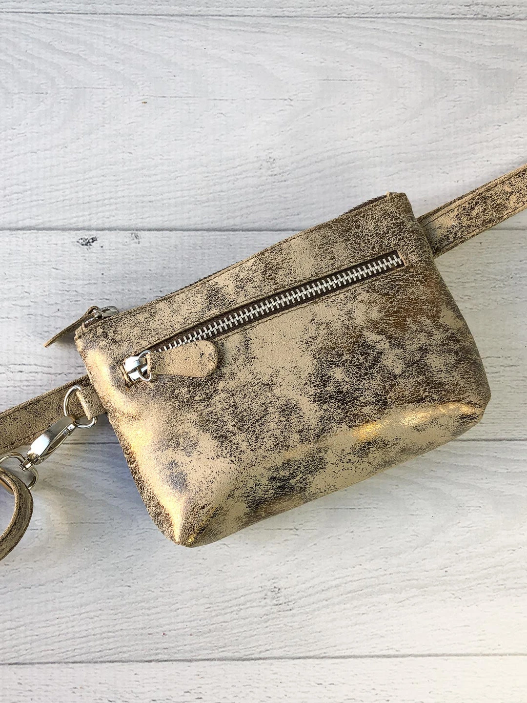 CoFi Leathers CoFi Leathers Kaitlin Convertible Hipbag, Gold 6 CoFi Leathers CoFi Leathers Kaitlin Convertible Hipbag, Gold