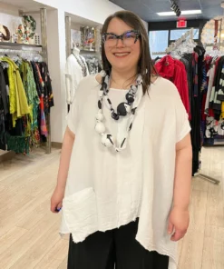 Igor Dobranic Asya Tunic, White Igor Dobranic