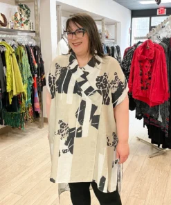 Igor Dobranic Frida Tunic, Neutral Print