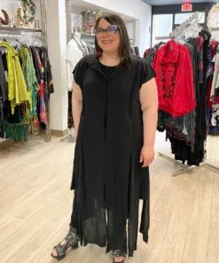 Igor Dobranic Kali Tunic, Black Igor Dobranic