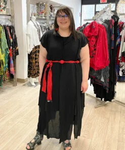 Igor Dobranic Luca Necklace/Belt, Red