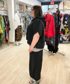 Igor Dobranic Suri Top, Black Igor Dobranic