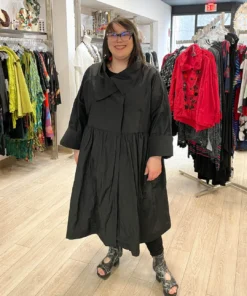 Igor Dobranic Letitia Trenchcoat, Black