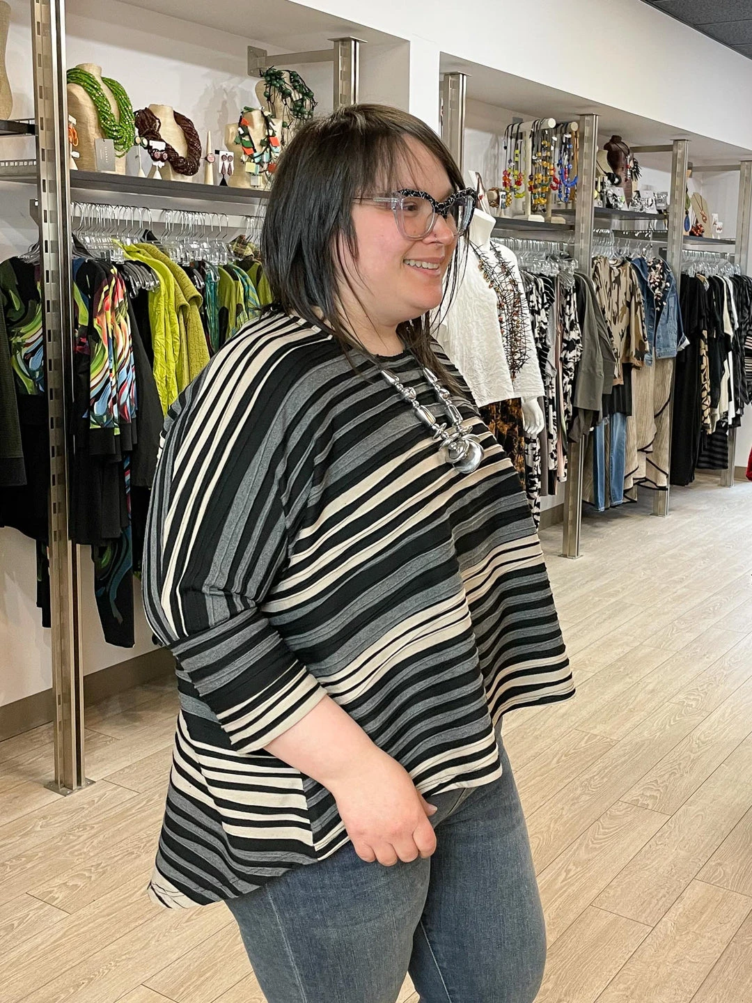 Isle By Melis Kozan Isle By Melis Kozan Hi Lo Dolman Sleeve Top, Stage