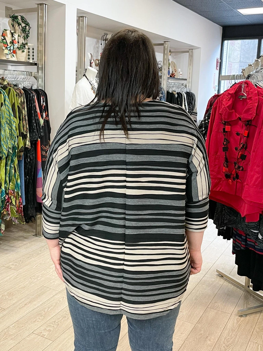 Isle By Melis Kozan Isle By Melis Kozan Hi Lo Dolman Sleeve Top, Stage