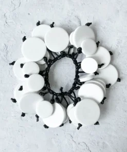 Jianhui London Jianhui London Mix Coins Stretch Bracelet, White