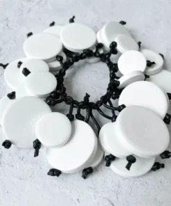 Jianhui London Jianhui London Mix Coins Stretch Bracelet, White