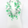 Jianhui London Jianhui London Aqua Water Lily Necklace, Spring Green