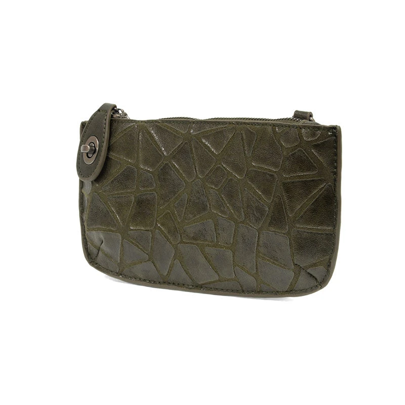 Joy Susan Joy Susan Geo Crossbody Wristlet Clutch, Dark Olive