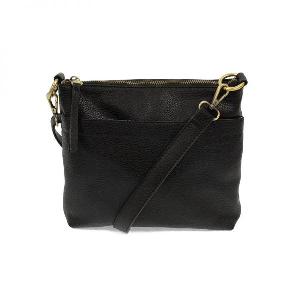 Joy Susan Layla Top Zip Crossbody Bag, Black Joy Susan