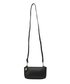 Joy Susan Joy Susan Mini Crossbody Wristlet Clutch, Black