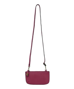 Joy Susan Joy Susan Mini Crossbody Wristlet Clutch, Mulberry