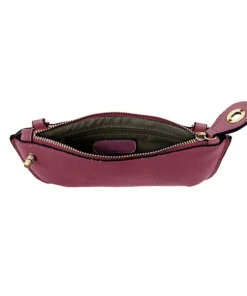 Joy Susan Joy Susan Mini Crossbody Wristlet Clutch, Mulberry