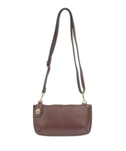 Joy Susan Joy Susan Mini Crossbody Wristlet Clutch, Oxblood