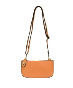 Joy Susan Joy Susan Mini Crossbody Wristlet Clutch, Orange Sherbet