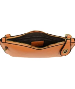 Joy Susan Joy Susan Mini Crossbody Wristlet Clutch, Orange Sherbet