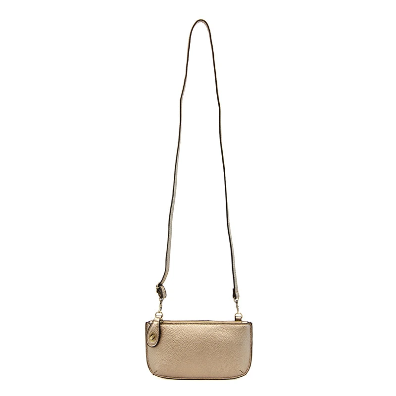 Joy Susan Mini Crossbody Wristlet Clutch, Metallic Light Bronze Joy Susan 5 Joy Susan Mini Crossbody Wristlet Clutch, Metallic Light Bronze Joy Susan