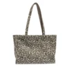 Joy Susan Reversible Tote, Grey Leopard/Grey Joy Susan