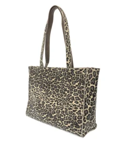 Joy Susan Reversible Tote, Grey Leopard/Grey Joy Susan