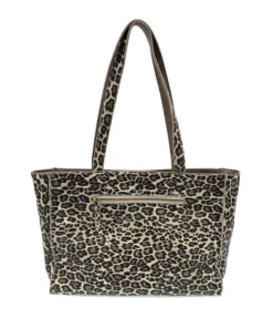 Joy Susan Reversible Tote, Grey Leopard/Grey Joy Susan