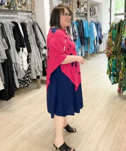 Kozan Kozan Daphne Topper, Magenta Cut-Out