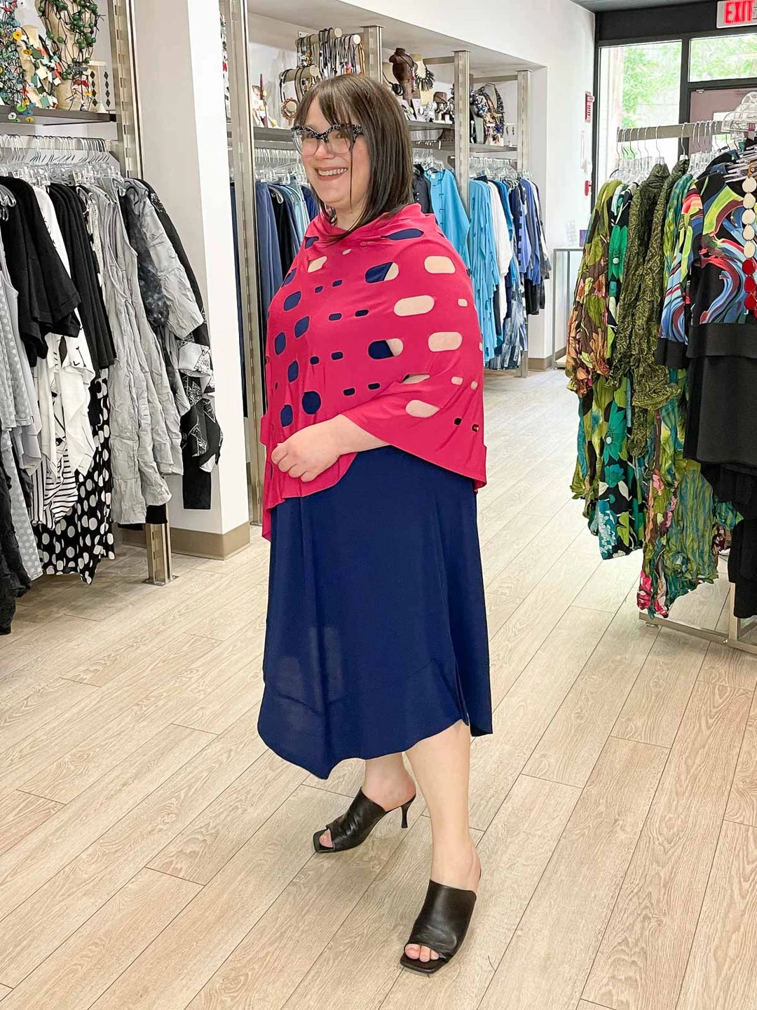 Kozan Kozan Daphne Topper, Magenta Cut-Out