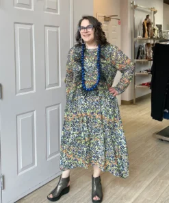 Kozan Kozan Dina Dress, Lentil Branch 14 Kozan Kozan Dina Dress, Lentil Branch